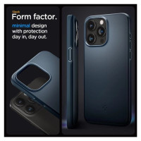 Spigen Thin Fit iPhone 15 Pro Max Case - Black Metal