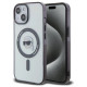 Karl Lagerfeld KLHMP15SHKHNOTK iPhone 15 6.1" transparent hardcase IML Karl`s Head MagSafe