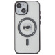 Karl Lagerfeld KLHMP15SHKHNOTK iPhone 15 6.1" transparent hardcase IML Karl`s Head MagSafe