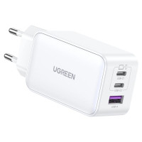 Ugreen CD244 65W USB-A / 2x USB-C GaN fast charger - white