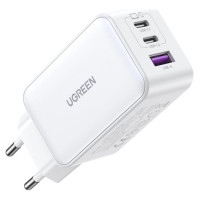 Ugreen CD244 65W USB-A / 2x USB-C GaN fast charger - white