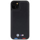 BMW BMHCP15M22PTDK iPhone 15 Plus 6.7" black/black Leather Stamp Tricolor