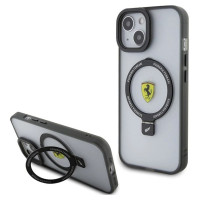 Ferrari FEHMP15SUSCAK iPhone 15 6.1" black/black hardcase Ring Stand 2023 Collection MagSafe