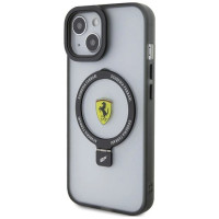 Ferrari FEHMP15SUSCAK iPhone 15 6.1" black/black hardcase Ring Stand 2023 Collection MagSafe