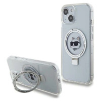Karl Lagerfeld KLHMP15MHMRSCHH iPhone 15 Plus 6.7" white/white hardcase Ring Stand Choupette Head MagSafe