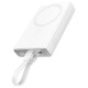 Joyroom Powerbank Joyroom JR-PBM01 magnetic 10000mAh 20W with stand + Lightning cable - USB-C - white
