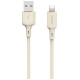 Dudao L7SL USB-A - Lightning 5A cable 1m - beige