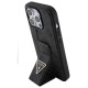 Guess Grip Stand 4G Triangle Strass case for iPhone 15 Pro Max - black