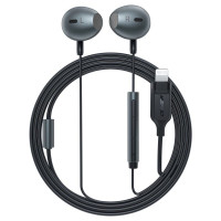 Acefast L1 in-ear headphones with Lightning connector, microphone and remote control 1.2 m - black