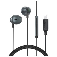Acefast L1 in-ear headphones with Lightning connector, microphone and remote control 1.2 m - black