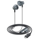 Acefast L1 in-ear headphones with Lightning connector, microphone and remote control 1.2 m - black