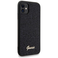 Guess Disco Metal Script case for iPhone 11 / Xr - black