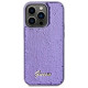 Guess Sequin Script Metal case for iPhone 13 Pro Max - purple