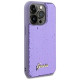 Guess Sequin Script Metal case for iPhone 13 Pro Max - purple