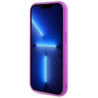 Guess Disco Metal Script case for iPhone 14 Pro - fuchsia