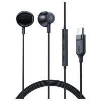 Acefast L2 in-ear headphones with USB-C connector, microphone and remote control 1.2 m - black