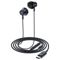 Acefast L2 in-ear headphones with USB-C connector, microphone and remote control 1.2 m - black