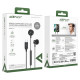 Acefast L2 in-ear headphones with USB-C connector, microphone and remote control 1.2 m - black