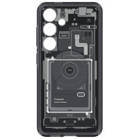 Spigen Ultra Hybrid Case for Samsung Galaxy S24 - Dark Gray (Zero One Pattern)