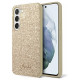 Guess Glitter Script case for Samsung Galaxy S24 - gold