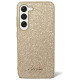 Guess Glitter Script case for Samsung Galaxy S24 - gold