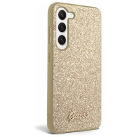 Guess Glitter Script case for Samsung Galaxy S24 - gold