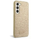 Guess Glitter Script case for Samsung Galaxy S24 - gold