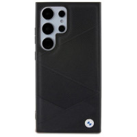 BMW BMHCS24L23RCGPK S24 Ultra S928 black/black hardcase Signature Leather Crossing Lines Pattern
