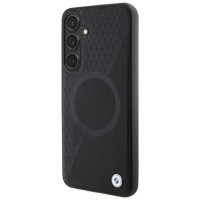 BMW BMHMS24S23RTPK S24 S921 black/black hardcase Signature Leather Half Textured & Circle MagSafe