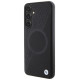 BMW BMHMS24S23RTPK S24 S921 black/black hardcase Signature Leather Half Textured & Circle MagSafe