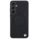 BMW BMHMS24S23RTPK S24 S921 black/black hardcase Signature Leather Half Textured & Circle MagSafe