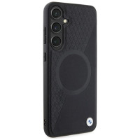 BMW BMHMS24S23RTPK S24 S921 black/black hardcase Signature Leather Half Textured & Circle MagSafe
