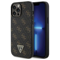 Guess 4G Triangle Metal Logo case for iPhone 14 Pro - black