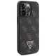 Guess 4G Triangle Metal Logo case for iPhone 14 Pro - black