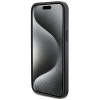 Guess 4G Triangle Metal Logo case for iPhone 14 Pro Max - black