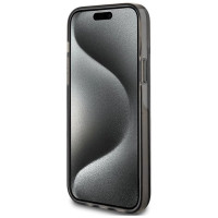 Guess Liquid Glitter Gold Stripes case for iPhone 15 / 14 / 13 - black