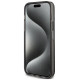 Guess Liquid Glitter Gold Stripes case for iPhone 15 / 14 / 13 - black