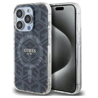 Guess IML GCube MagSafe case for iPhone 15 Pro Max - black
