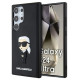 Karl Lagerfeld 3D Rubber Ikonik Case for Samsung Galaxy S24 Ultra - Black