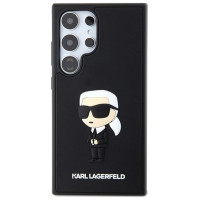 Karl Lagerfeld 3D Rubber Ikonik Case for Samsung Galaxy S24 Ultra - Black