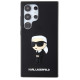 Karl Lagerfeld 3D Rubber Ikonik Case for Samsung Galaxy S24 Ultra - Black