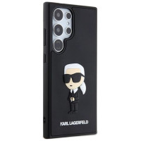 Karl Lagerfeld 3D Rubber Ikonik Case for Samsung Galaxy S24 Ultra - Black
