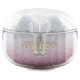Guess Glitter Gradient TWS Bluetooth headphones + docking station - pink