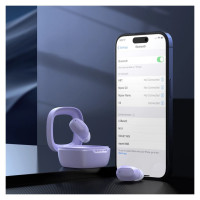 Choetech MEMS wireless TWS Bluetooth 5.3 headphones - purple