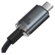 Baseus Crystal Shine CB000089 USB-C / USB-C USB3.2 cable 100W 20Gbps 1.5m - black