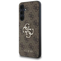 Guess 4G Big Metal Logo case for Samsung Galaxy A35 - brown