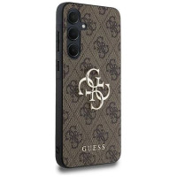 Guess 4G Big Metal Logo case for Samsung Galaxy A35 - brown