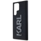 Karl Lagerfeld 3D Rubber Glitter Logo case for Samsung Galaxy S24 Ultra - black