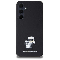 Karl Lagerfeld Saffiano Karl&Choupette Pin case for Samsung Galaxy A35 - black