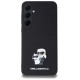 Karl Lagerfeld Saffiano Karl&Choupette Pin case for Samsung Galaxy A35 - black